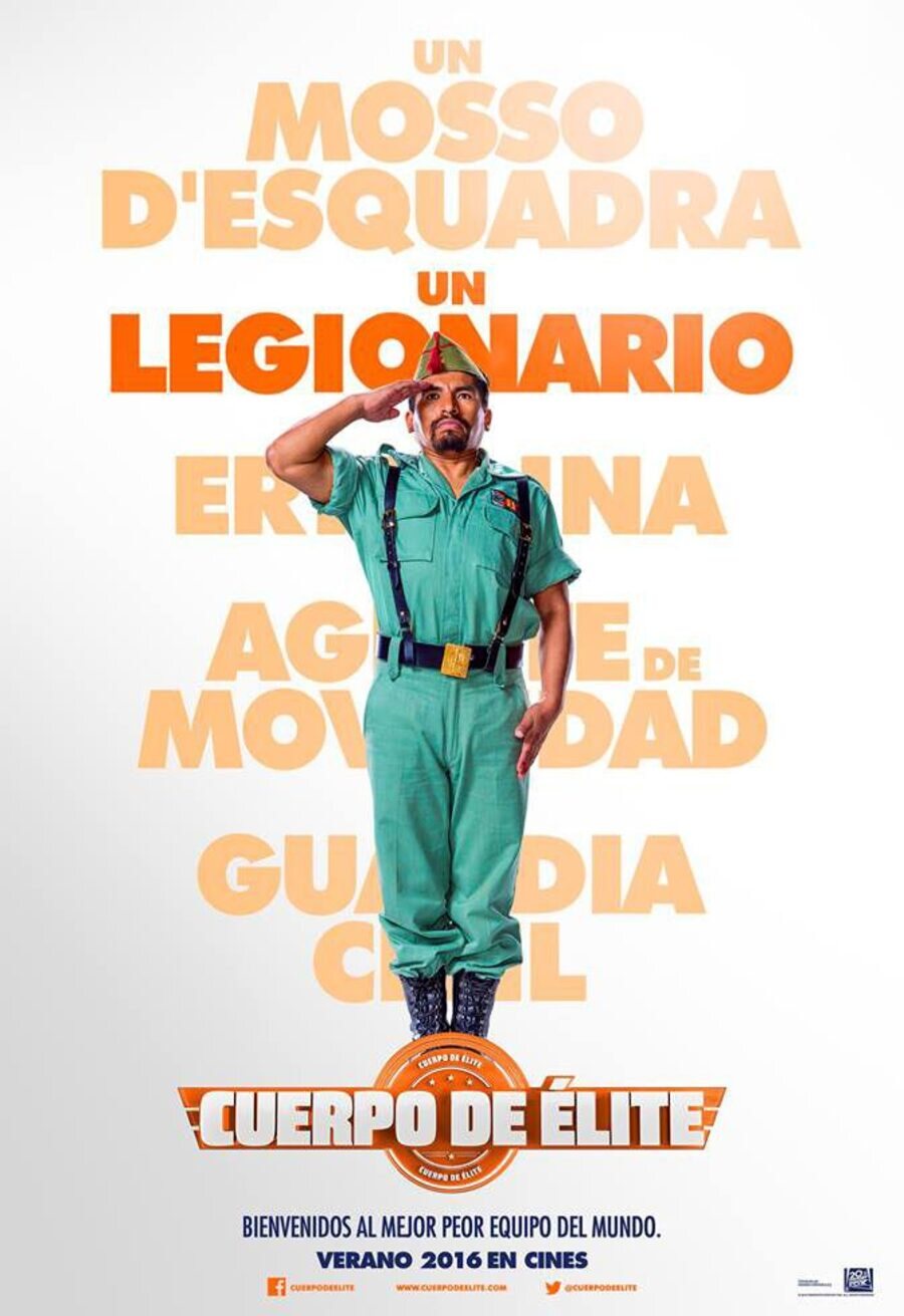 Cartel de Cuerpo de élite - Juan Carlos Aduviri