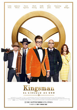 Cartel de Kingsman: El Círculo Dorado