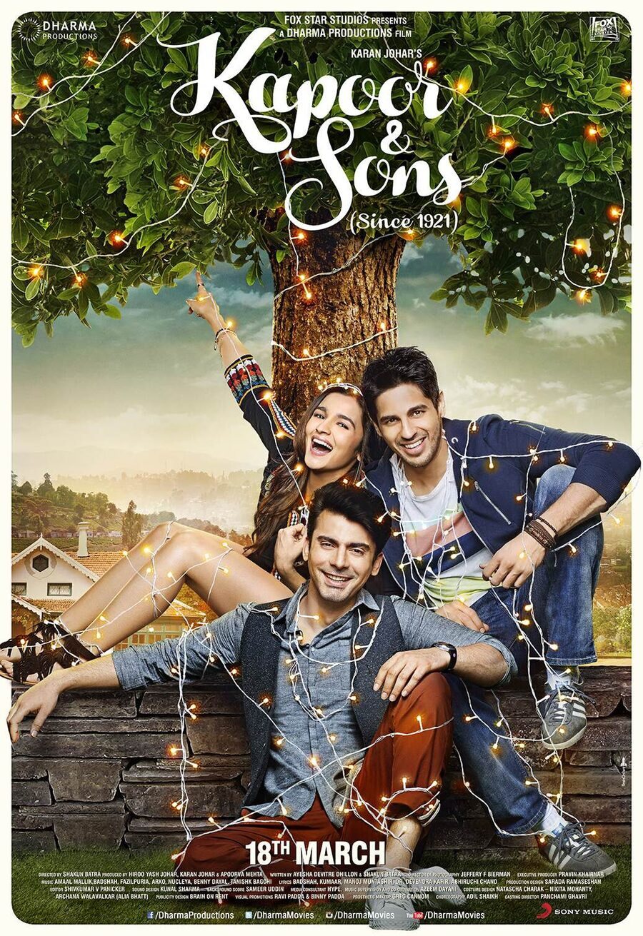 Cartel de Kapoor and Sons - Reino Unido