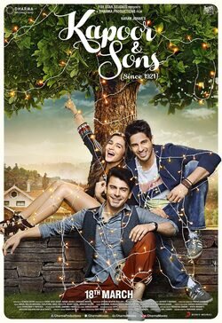 Cartel de Kapoor and Sons