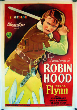 Cartel de Las aventuras de Robin Hood