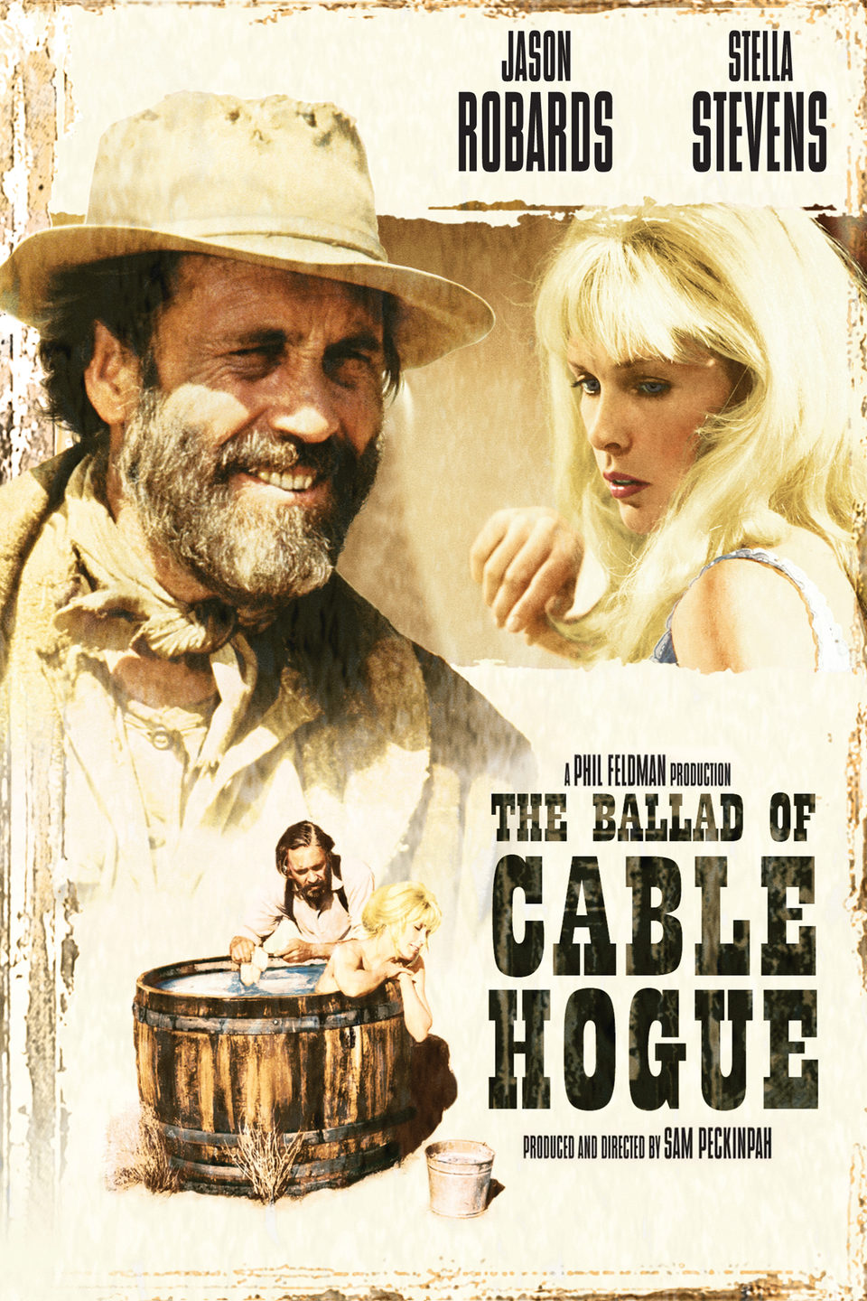 Cartel de La balada de Cable Hogue - Estados Unidos