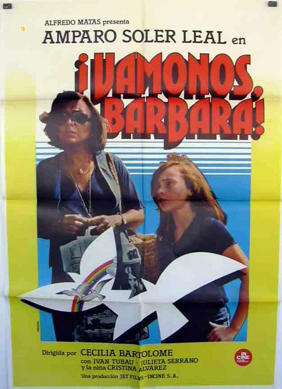 Cartel de Vámonos, Bárbara - España #2