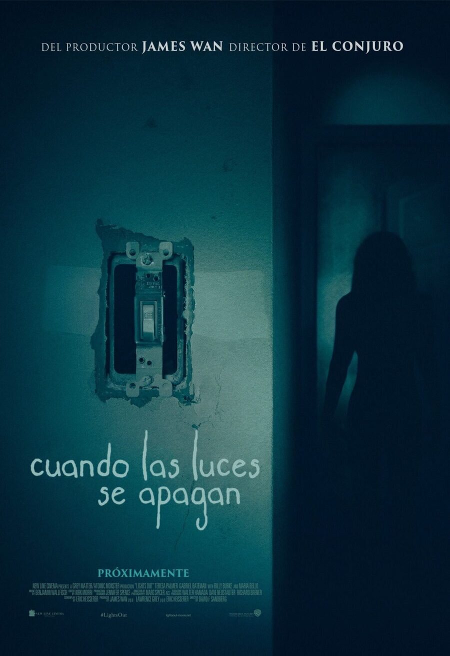 Cartel de Cuando las luces se apagan - México