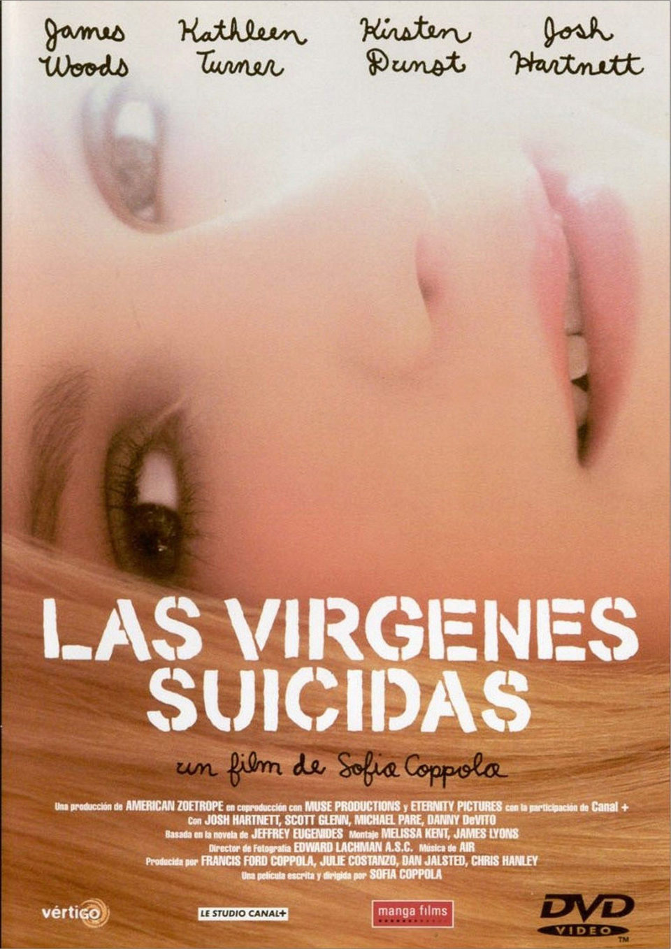Cartel de Las vírgenes suicidas - España