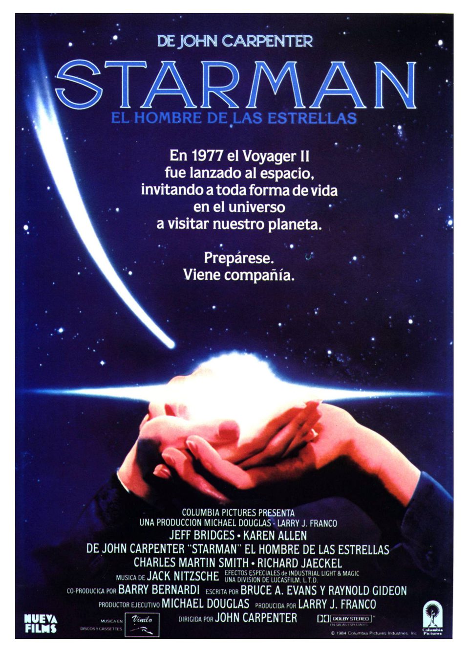 Cartel de Starman: El hombre de las estrellas - España