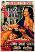 Cartel de Sansón y Dalila