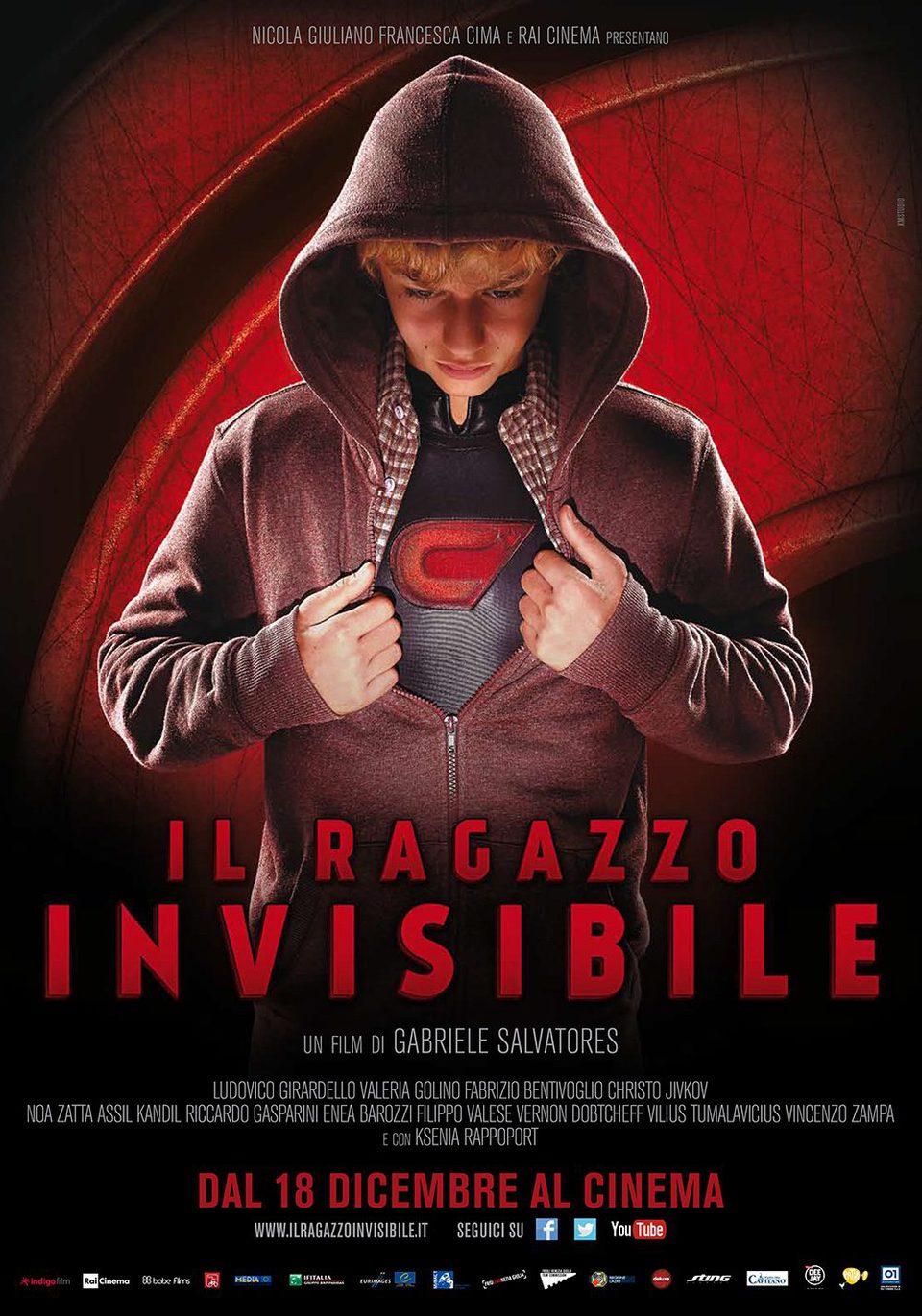 Cartel de El chico invisible - Italia