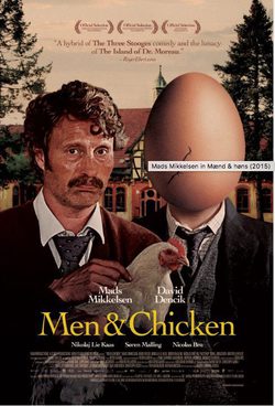 Cartel de Men & Chicken
