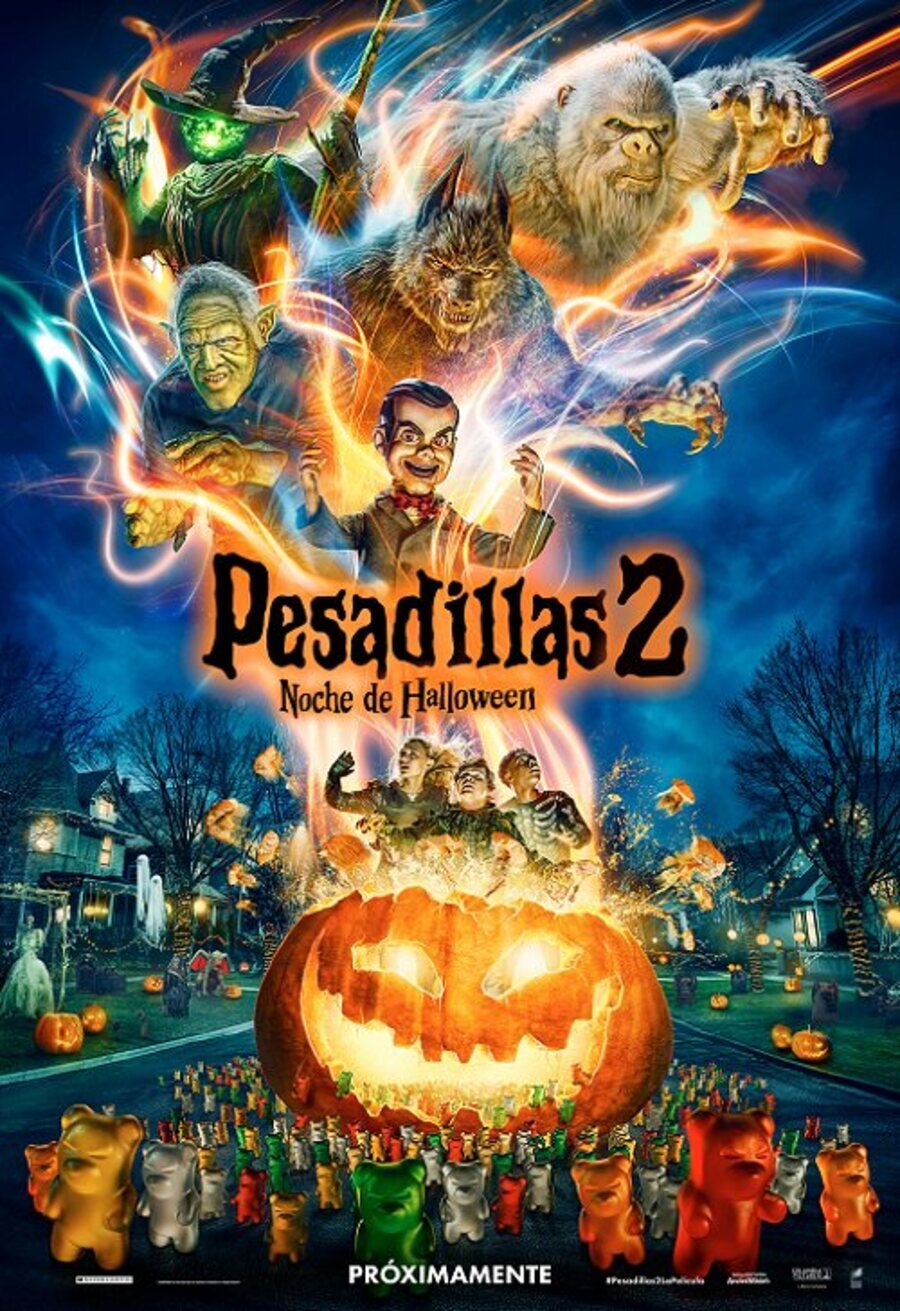 Cartel de Escalofríos 2: Una noche embrujada - 'Pesadillas 2: Noche Halloween'