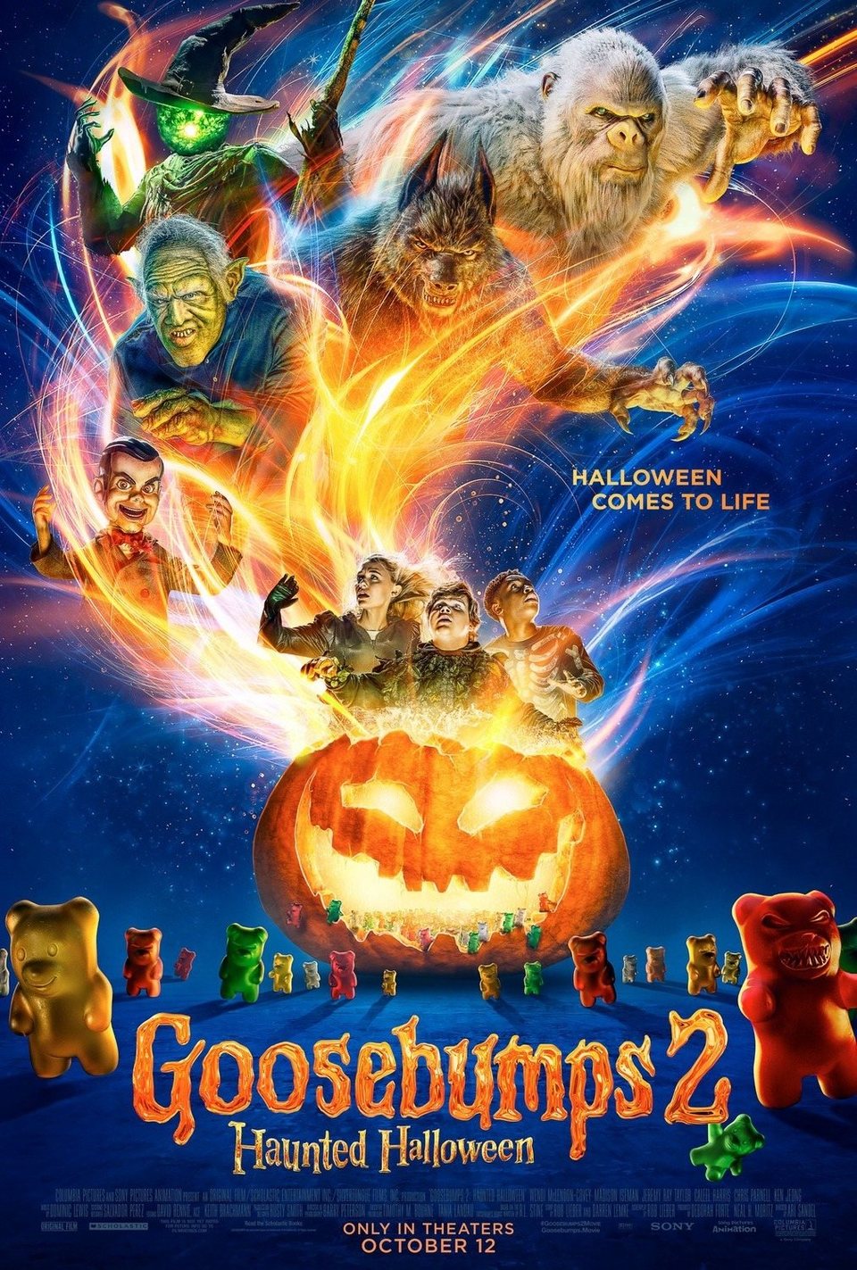 Cartel de Escalofríos 2: Una noche embrujada - 'Goosebumps 2: Haunted Halloween'
