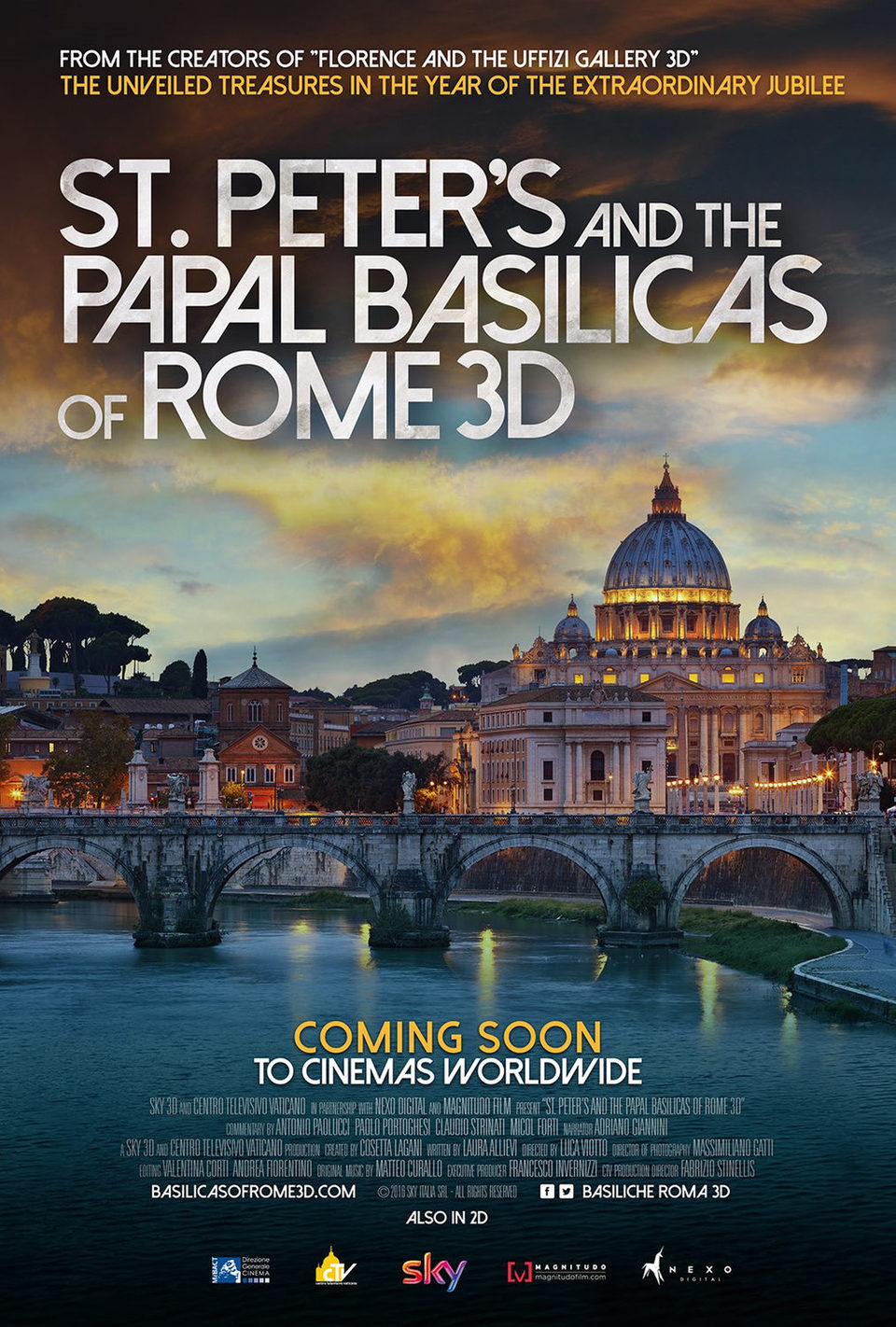 Cartel de San Pedro y las basílicas papales de Roma - Reino Unido