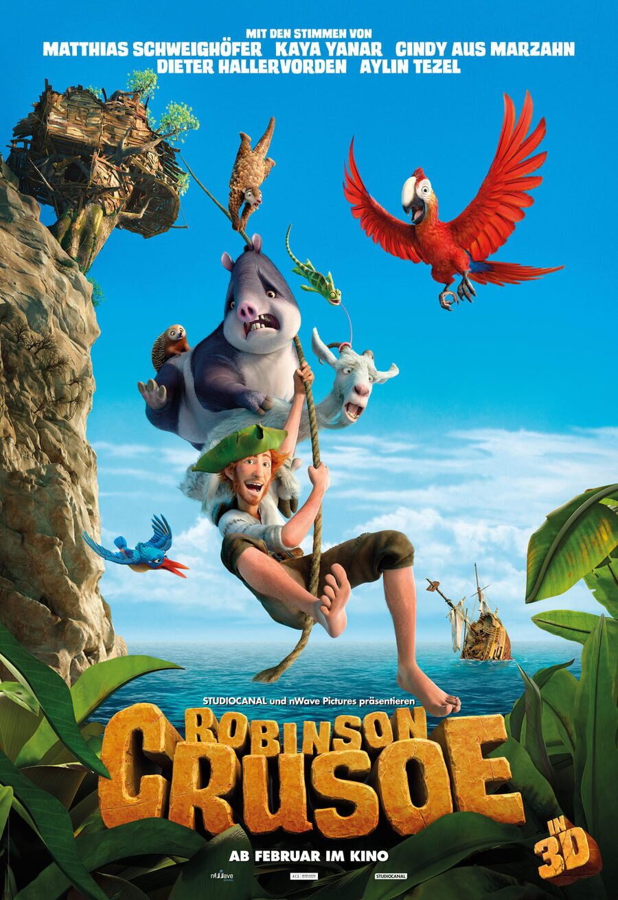 Cartel de Las locuras de Robinson Crusoe - Alemania