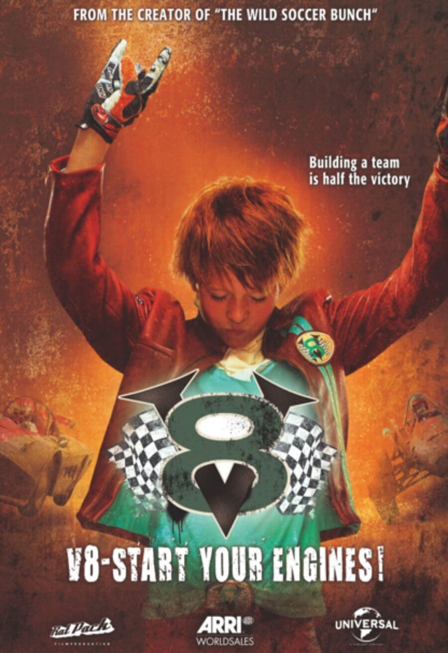 Cartel de V8: ¡Enciendan sus motores! - V8-Start Your Engines