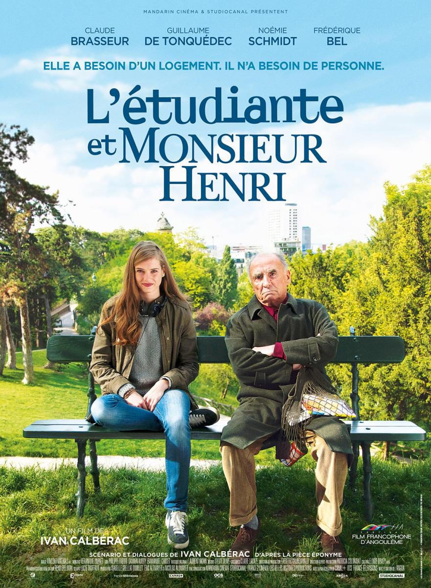 Cartel de La estudiante y el Sr Henri - Francia