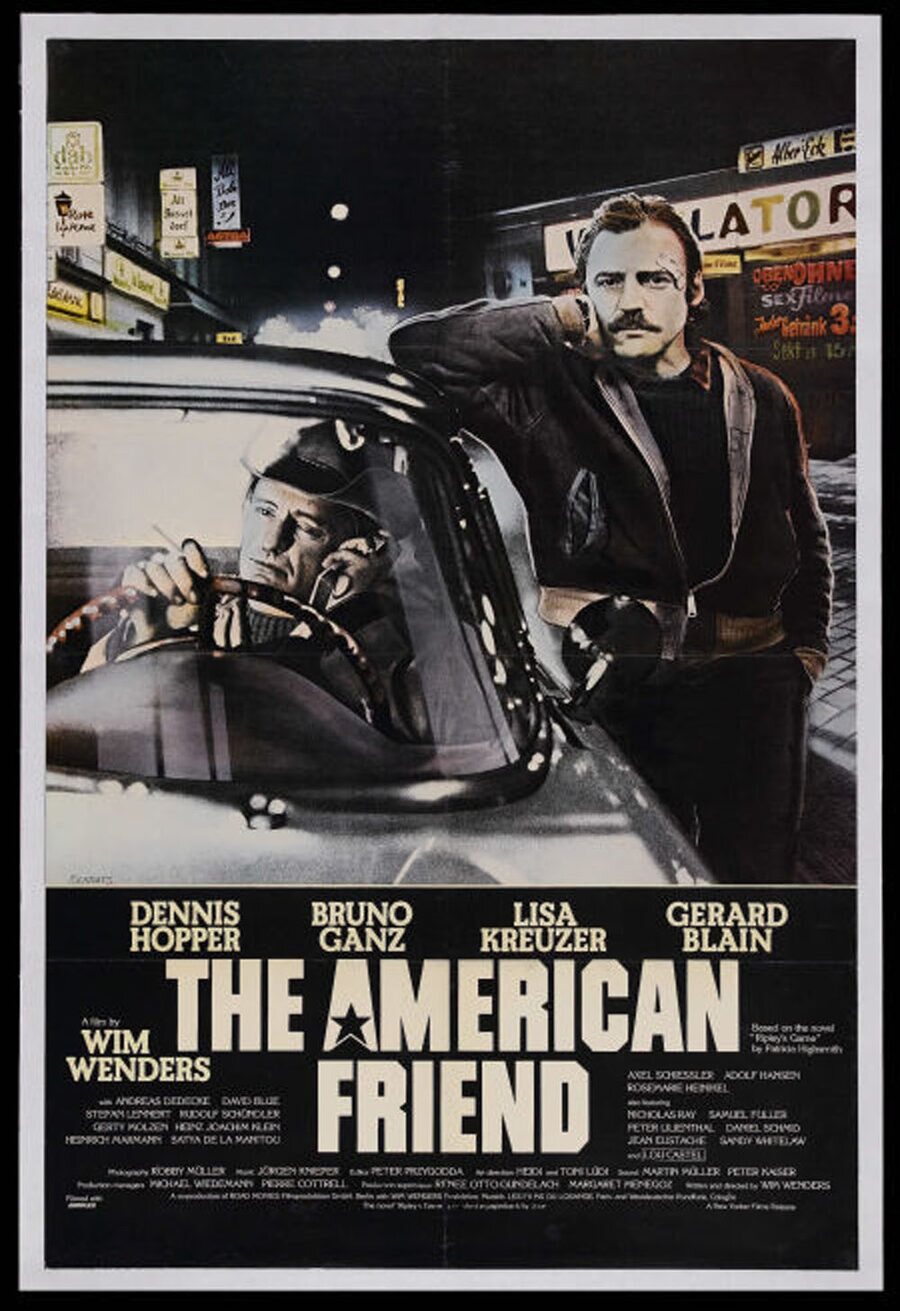 Cartel de El amigo americano - Estados Unidos