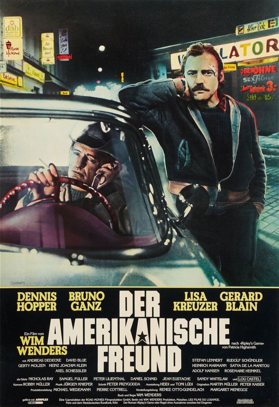 Cartel de El amigo americano - Alemania del Oeste