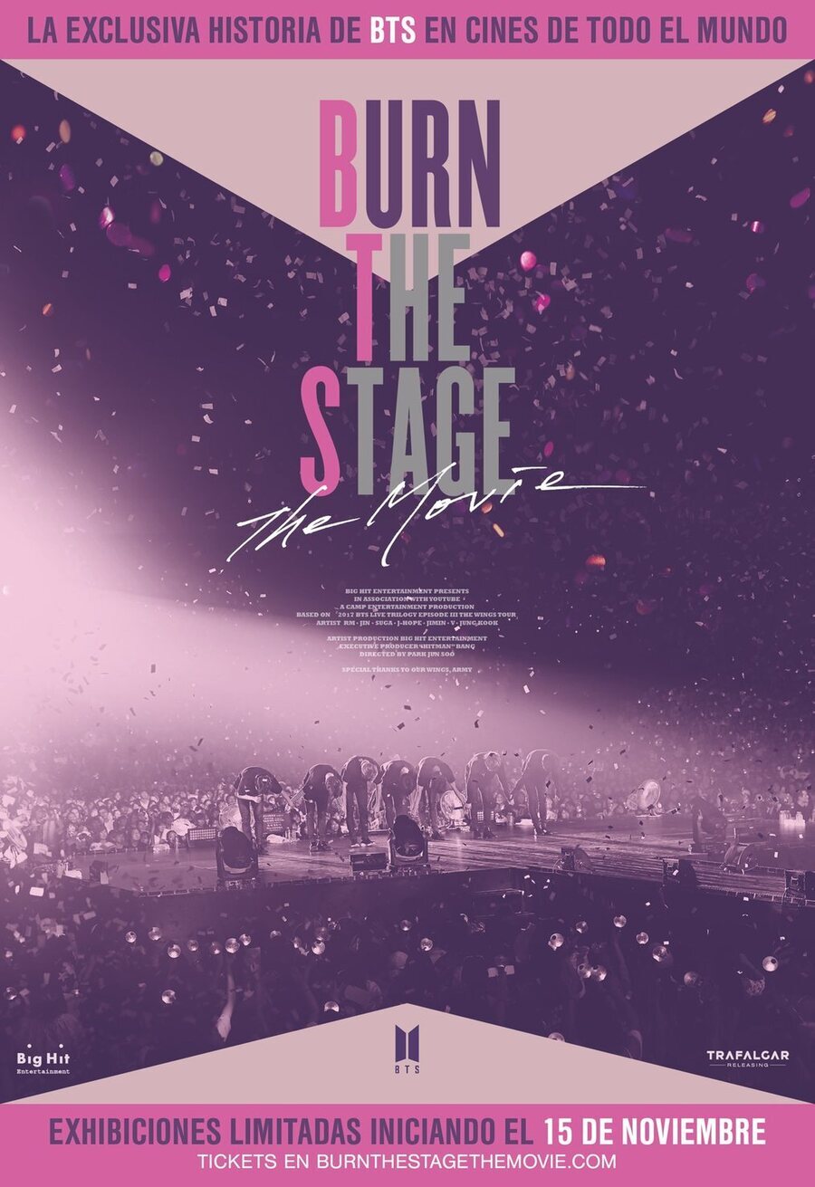 Cartel de Burn the Stage: The Movie - Español