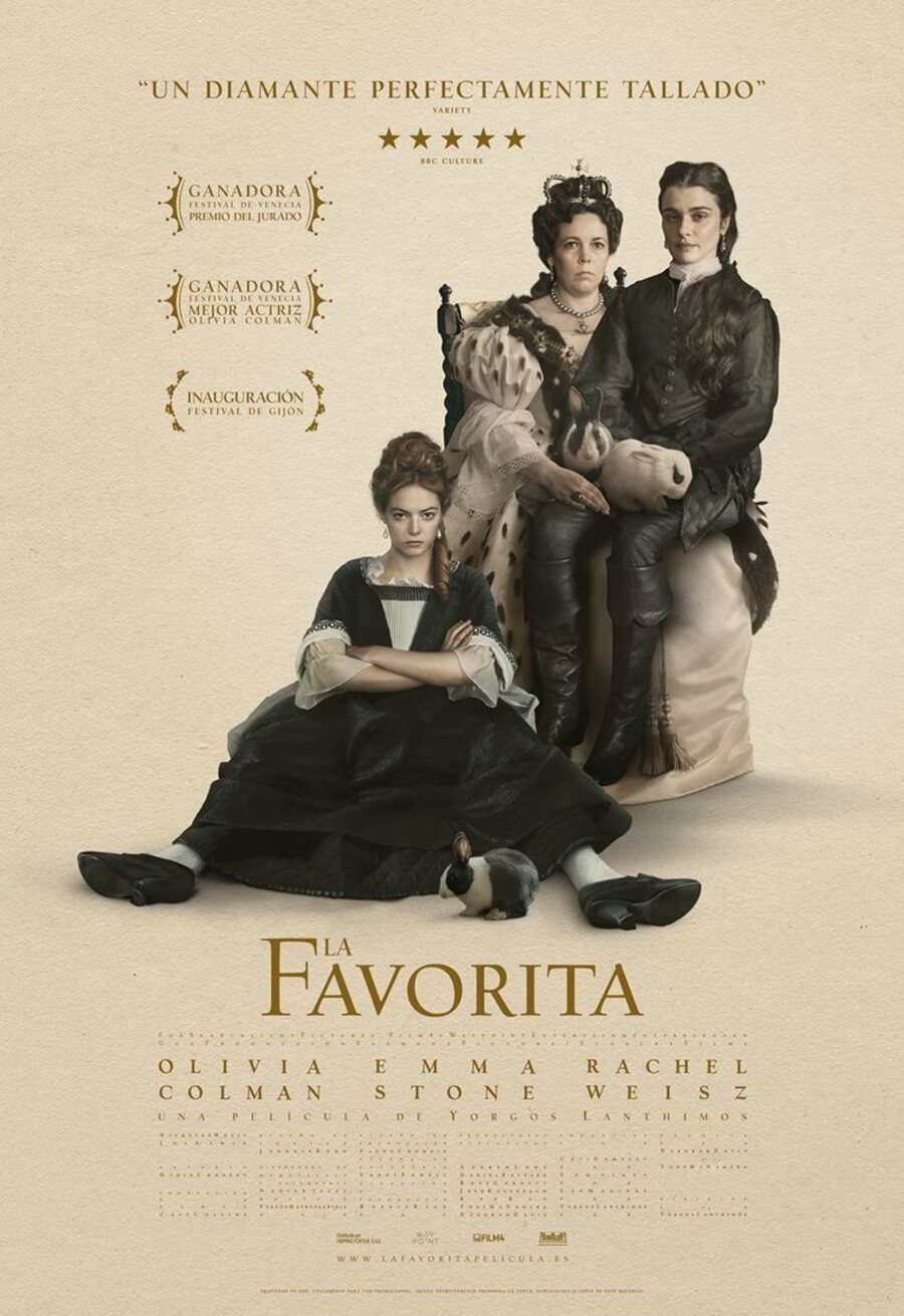 Cartel de La Favorita - España