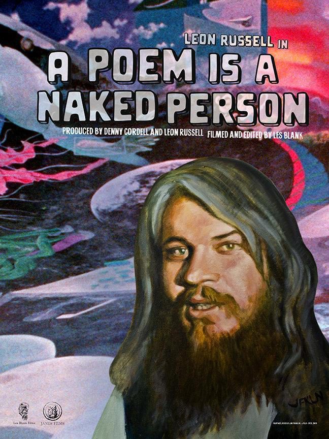 Cartel de A Poem Is a Naked Person - Estados Unidos