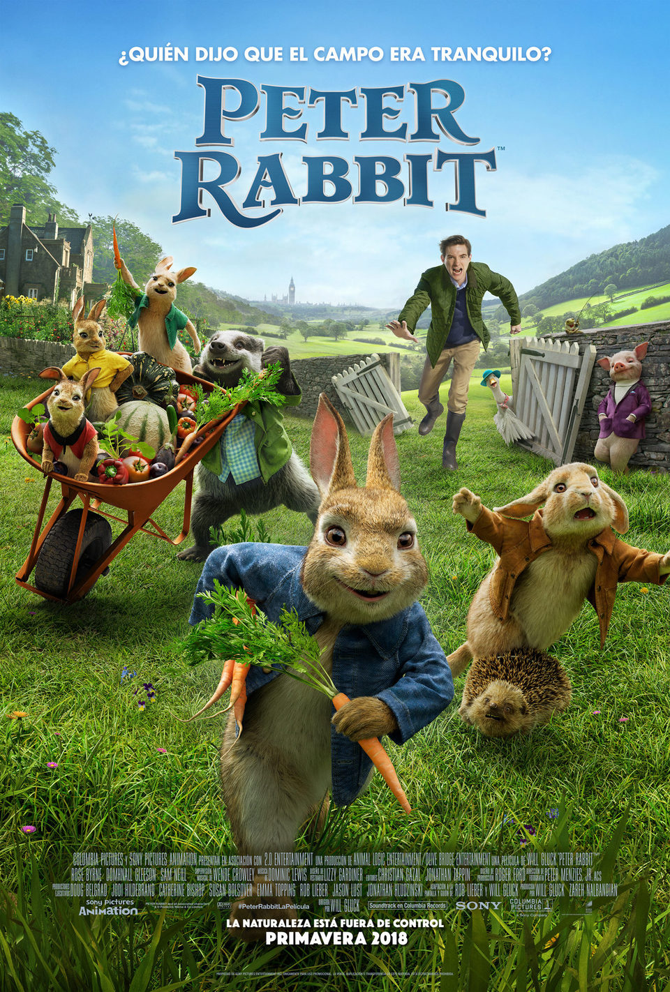 Cartel de Las travesuras de Peter Rabbit - España