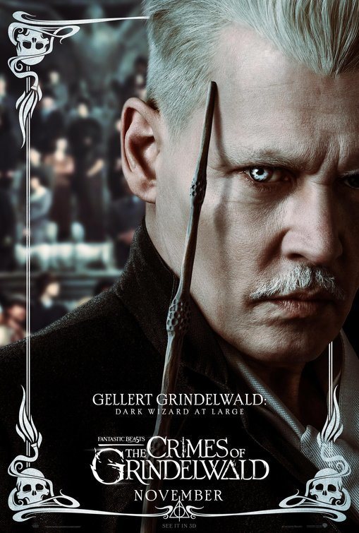 Cartel de Animales Fantásticos: Los crímenes de Grindelwald - Gellert Grindelwald