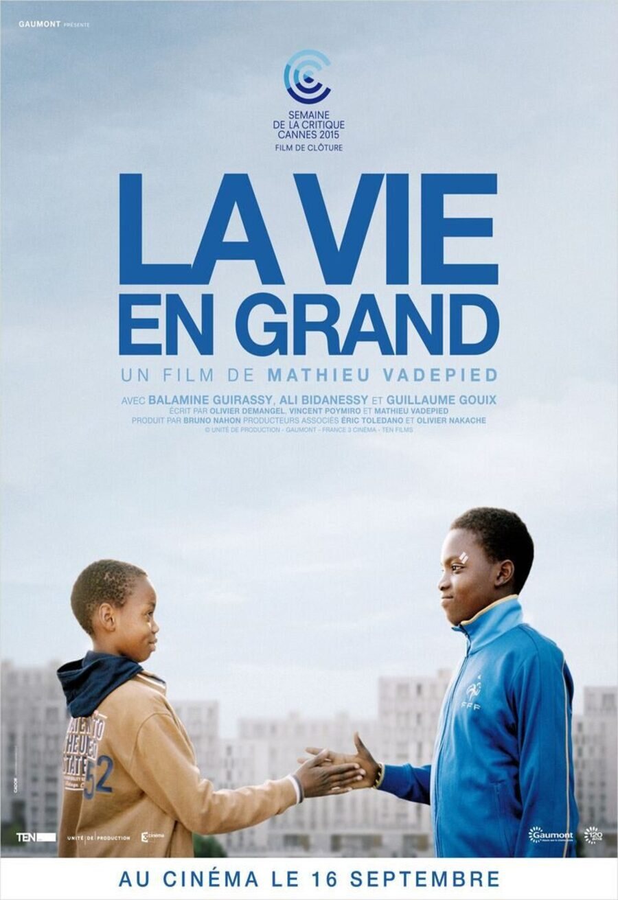 Cartel de La vida es grande - Francia