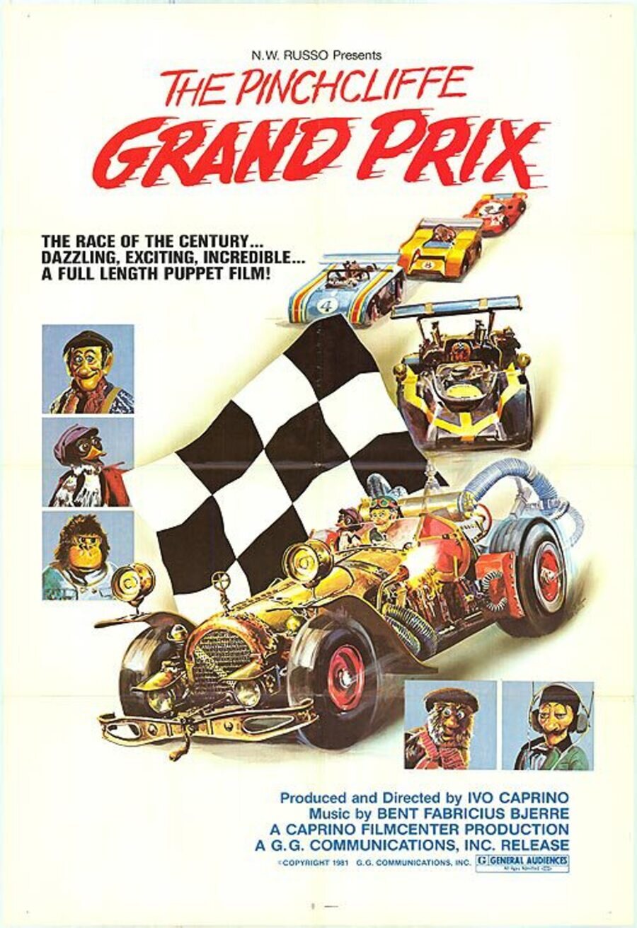Cartel de Grand Prix en la montaña de los inventos - Cartel USA