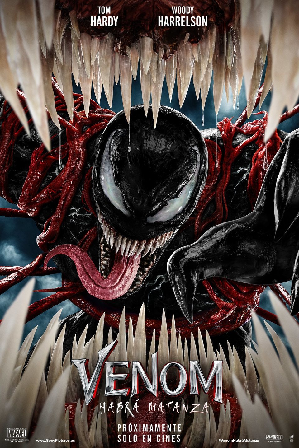 Cartel de Venom: Carnage liberado - España