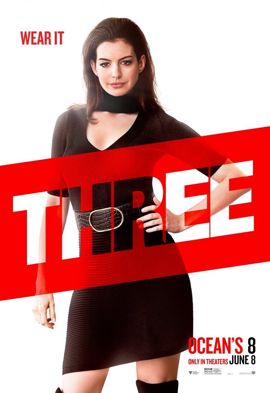 Cartel de Ocean's 8: Las Estafadoras - Three