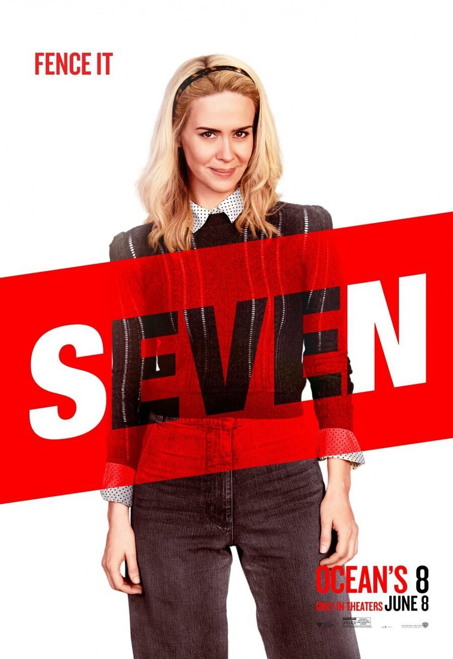 Cartel de Ocean's 8: Las Estafadoras - Seven