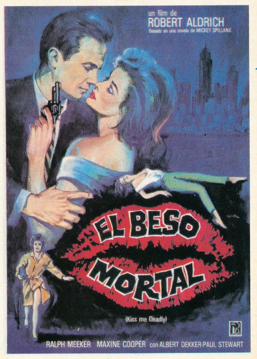 Cartel de El beso mortal - España