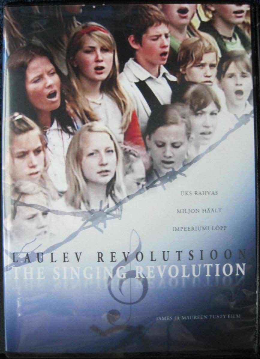 Cartel de The Singing Revolution - Estados Unidos
