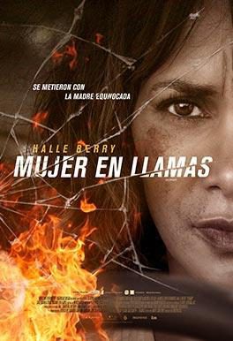 Cartel de Mujer en llamas - México
