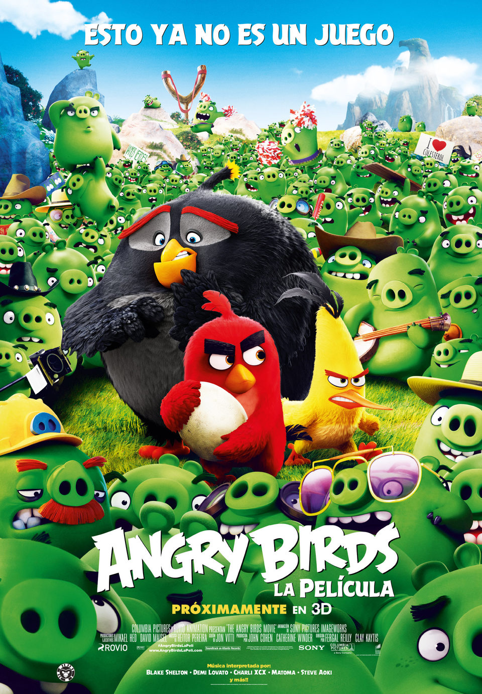 Cartel de Angry Birds. La película - España