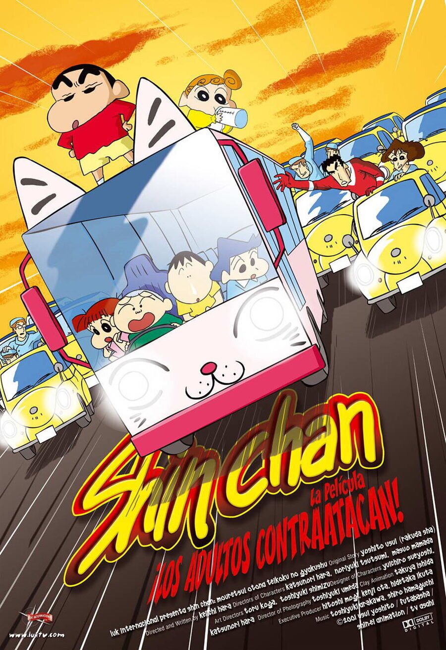 Cartel de Shin Chan: ¡Los adultos contraatacan! - España