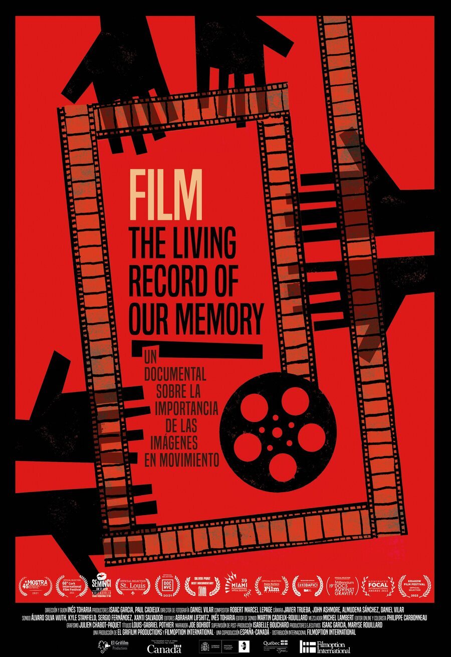 Cartel de Cine, registro vivo de nuestra memoria - Cartel 'Cine, registro de nuestra memoria'