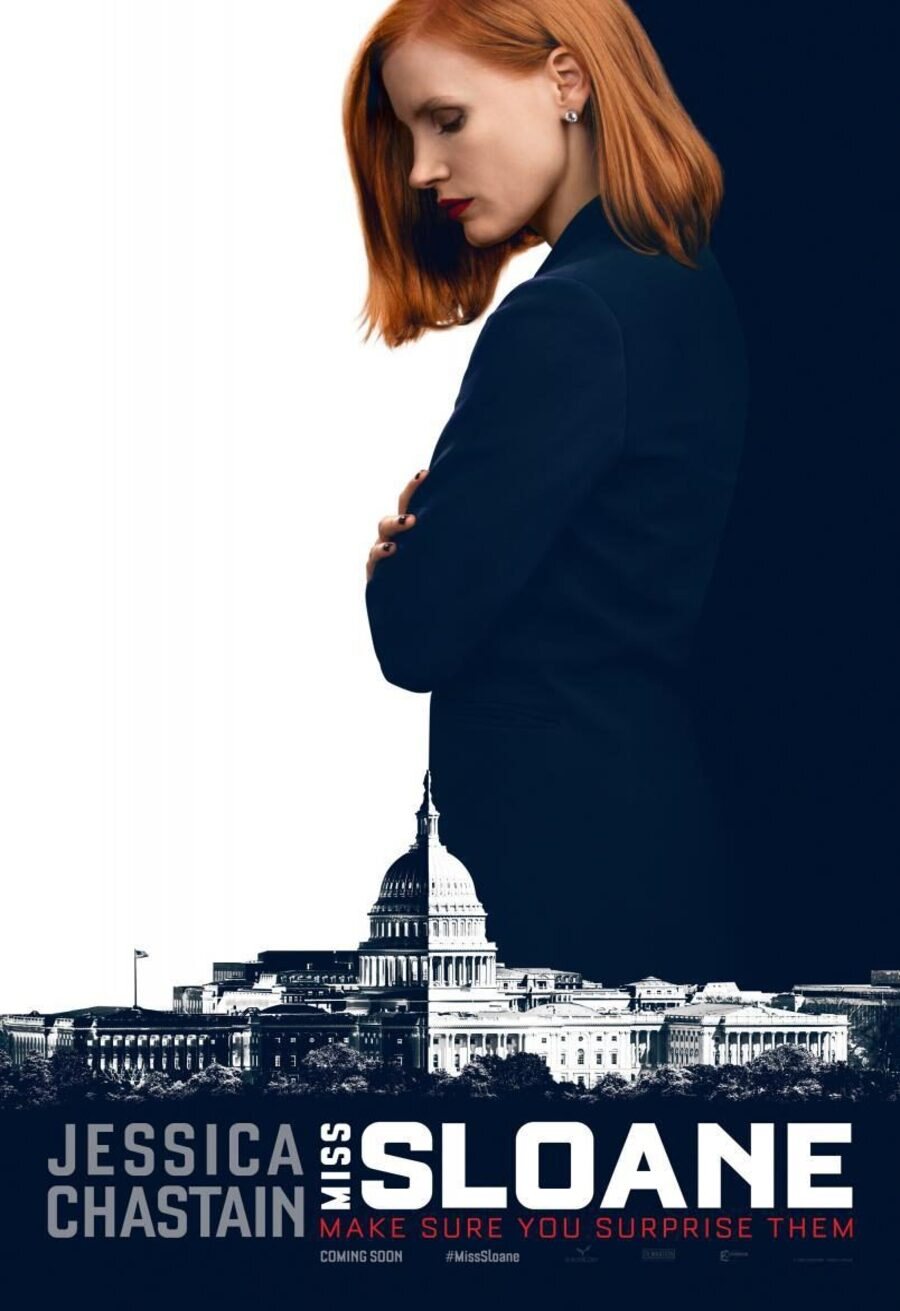 Cartel de Sola Contra El Poder (Miss Sloane) - Internacional