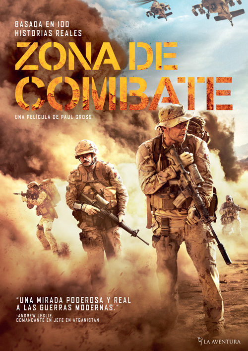 Cartel de Zona de combate - Cartel español