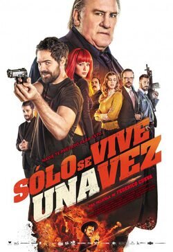 Cartel de Solo se vive una vez