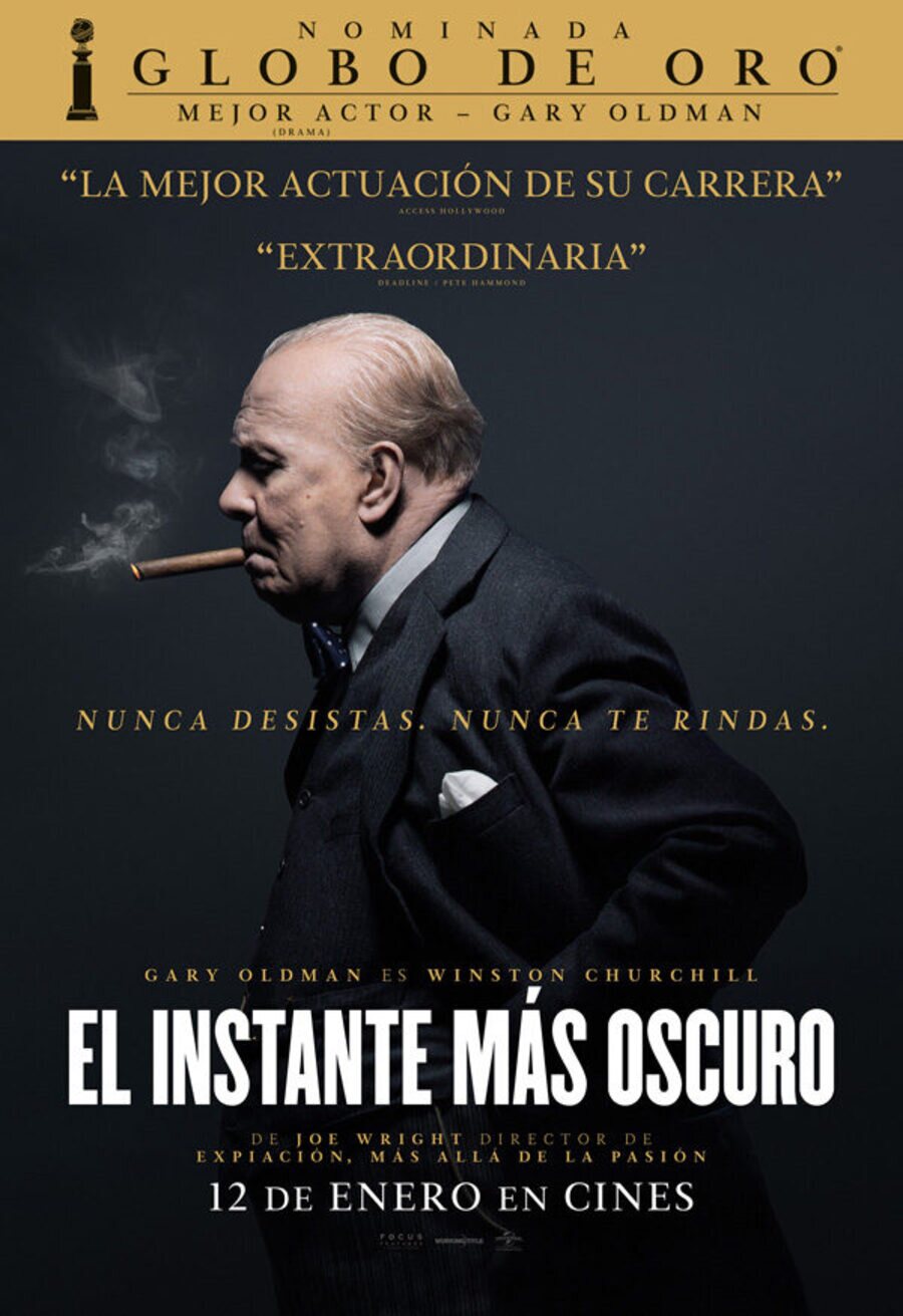 Cartel de Las horas más oscuras - España