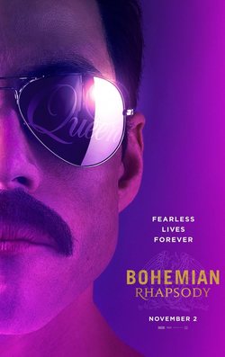 Cartel de Bohemian Rhapsody, la historia de Freddie Mercury