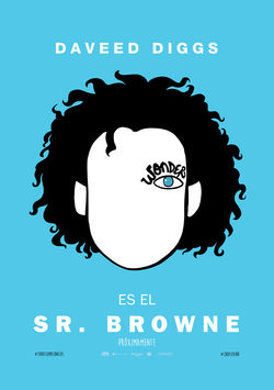 Cartel personaje: Sr. Browne