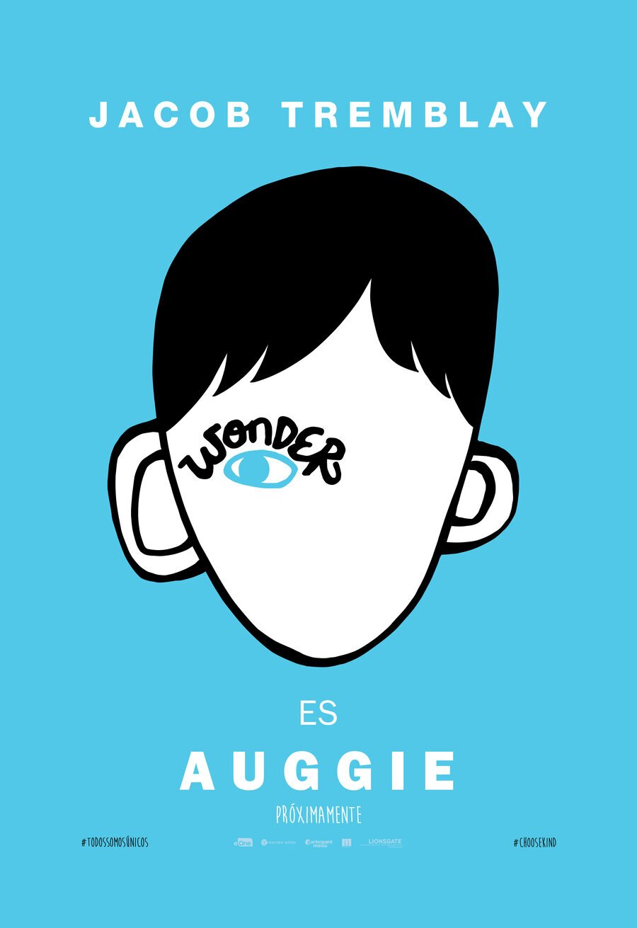 Cartel de Extraordinario - Cartel personaje: Auggie