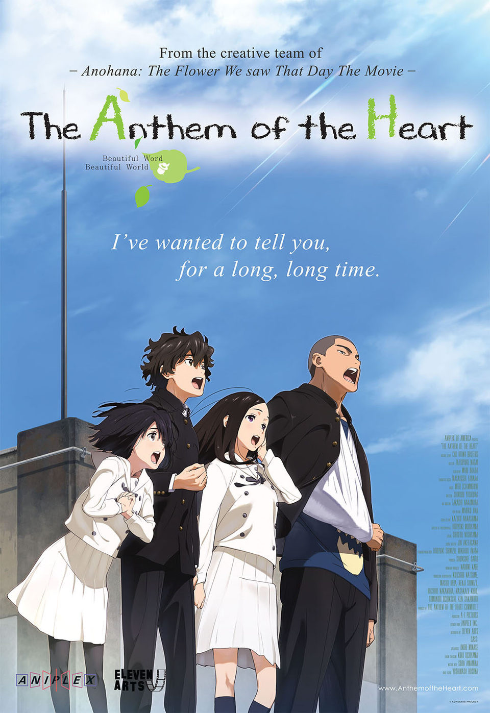 Cartel de The Anthem of the Heart - Estados Unidos