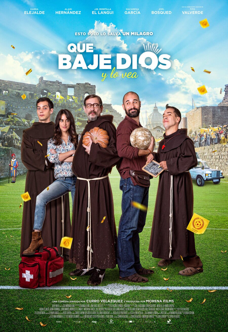 Cartel de Que baje Dios y lo vea - póster final