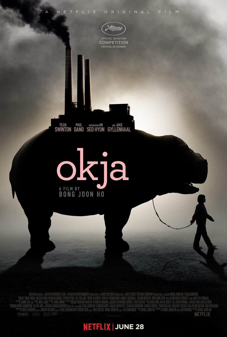 Cartel de Okja - EE.UU.