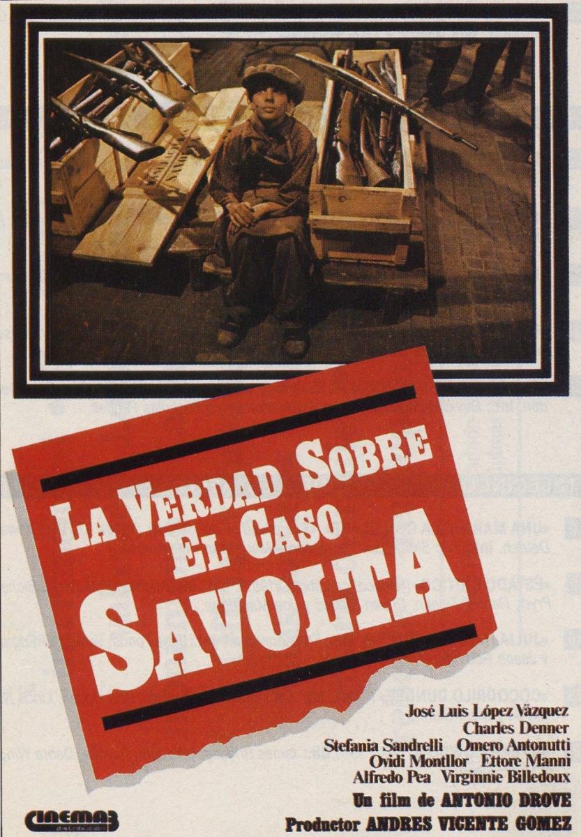 Cartel de La verdad sobre el caso Savolta - Póster oficial