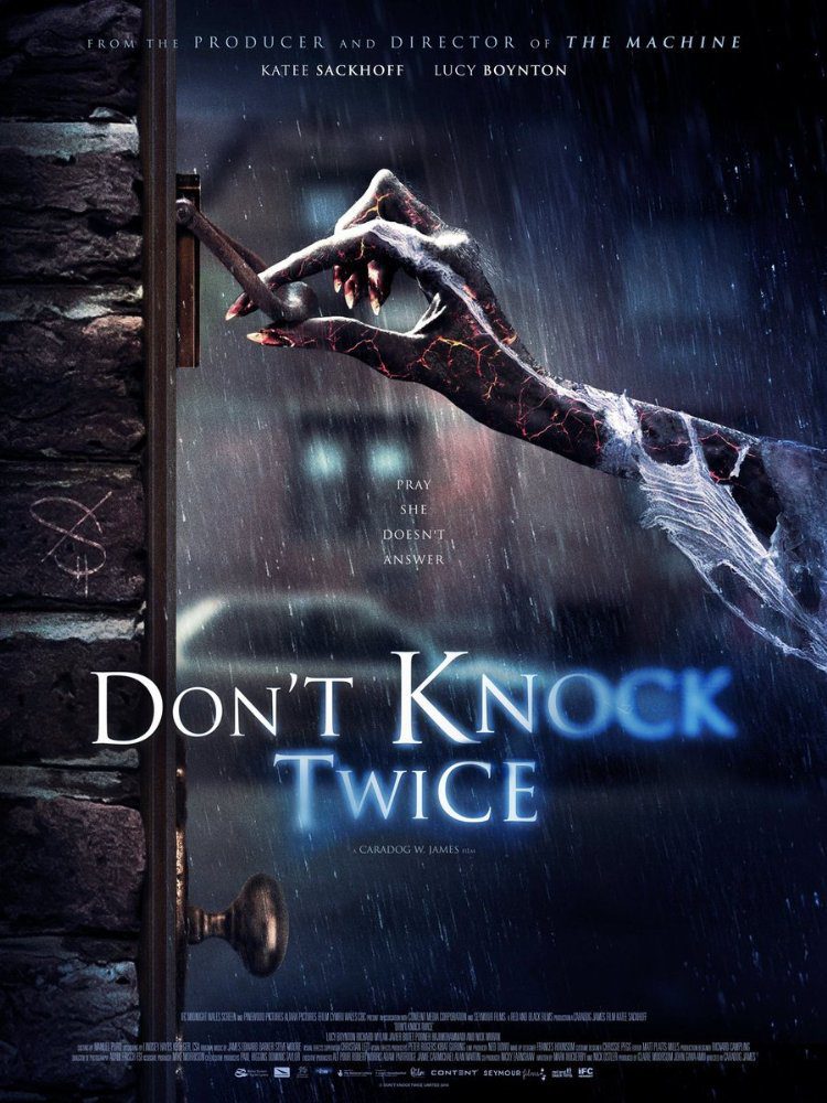 Cartel de No Toques Dos veces - Don't Knock Twice