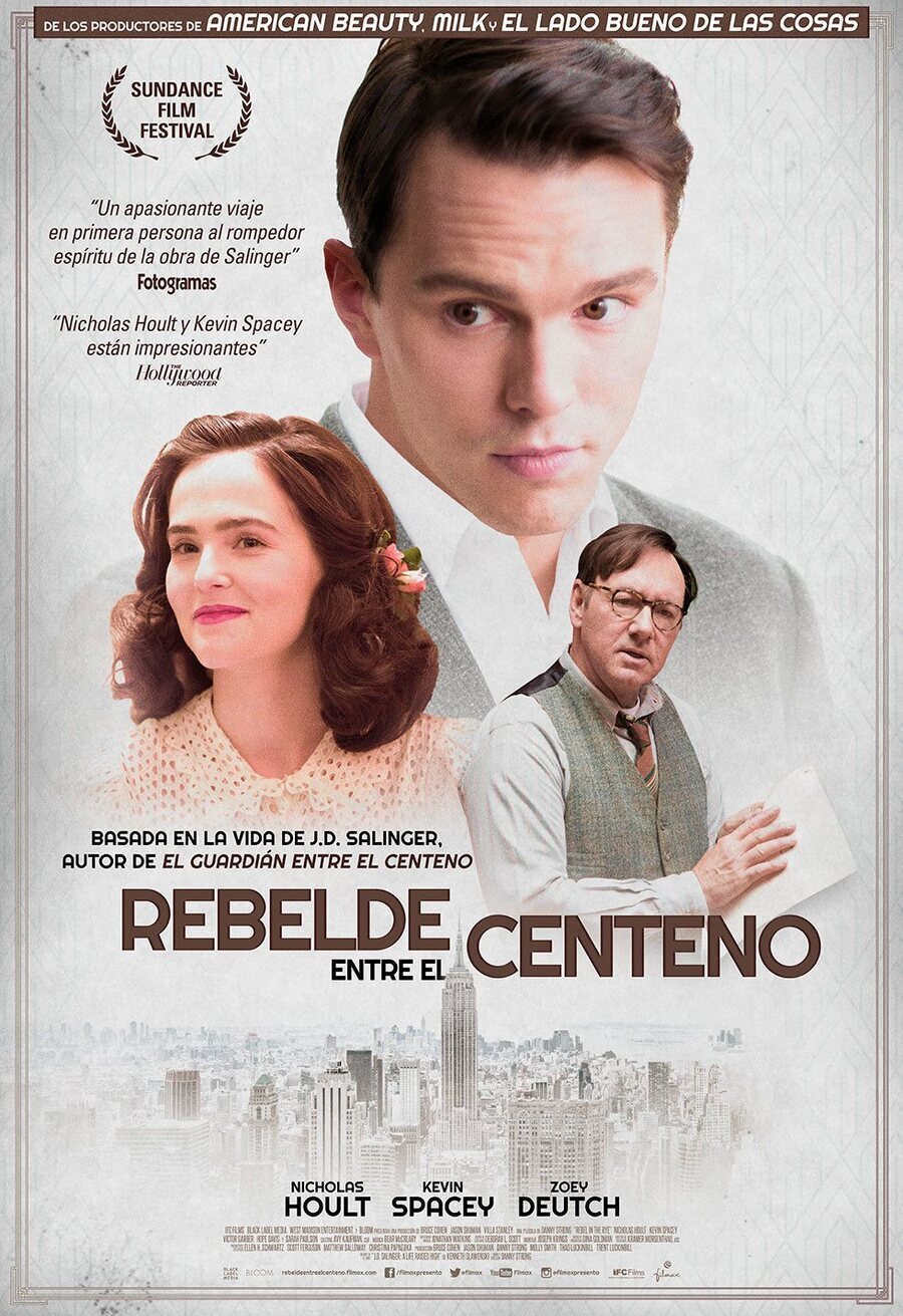 Cartel de Rebel in the Rye - Rebelde entre el centeno